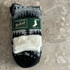 Woolrich Gray and Black Patterned Socks